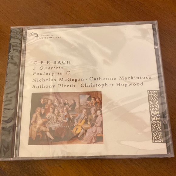 New! Factory sealed. 🎶🌿CPE Bach. 3 Quartets Fantasy in C 🌿🎶 - Picture 1 of 4